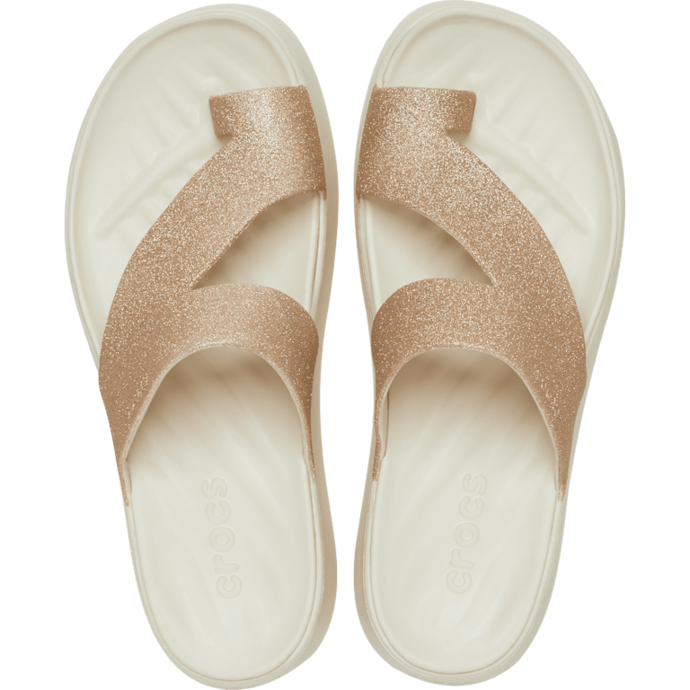 Getaway Platform Glitter Toe Loop