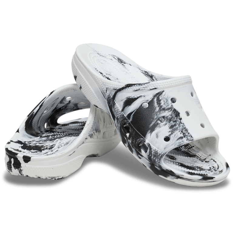 Marble Crocs Slides Women's Marbled Saturday Slide Crocs