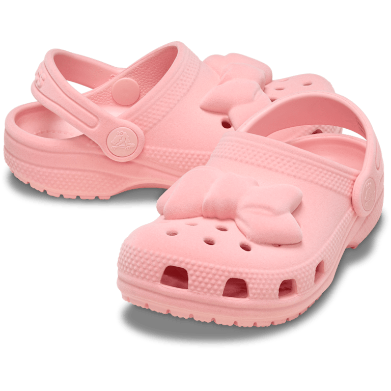 Toddler Classic Velvet Bow Clog