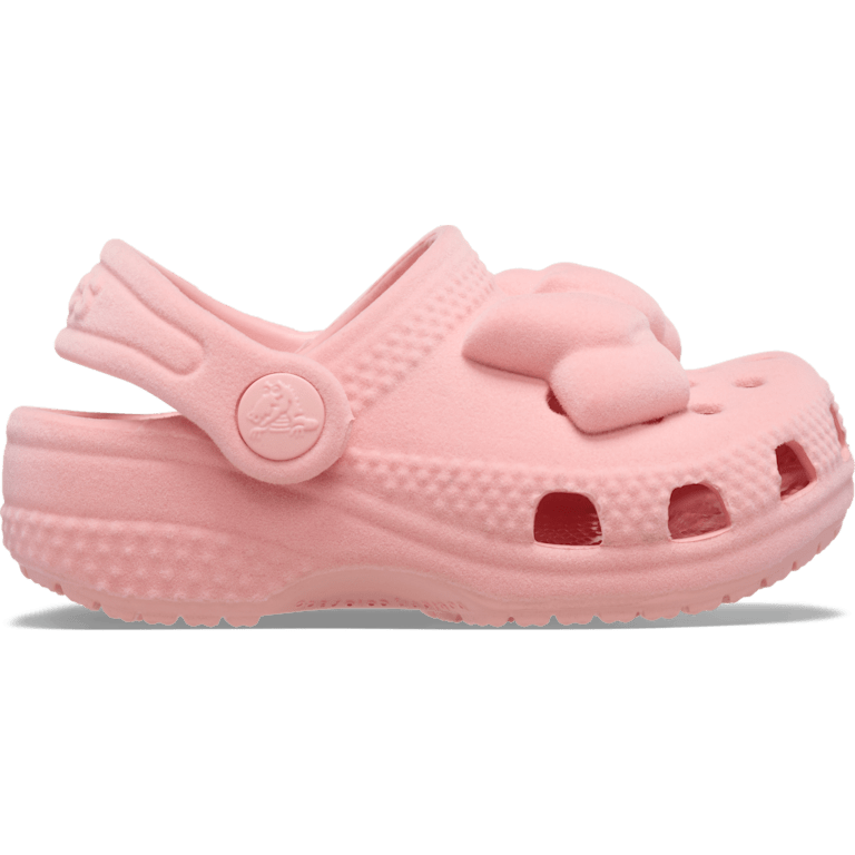 Infant Crocs Littles™ Velvet Bow Clog Crocs