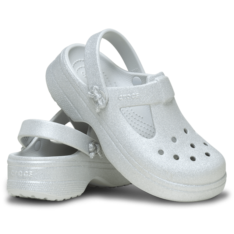 Kids' Classic Mary Jane Bow Glitter Clog