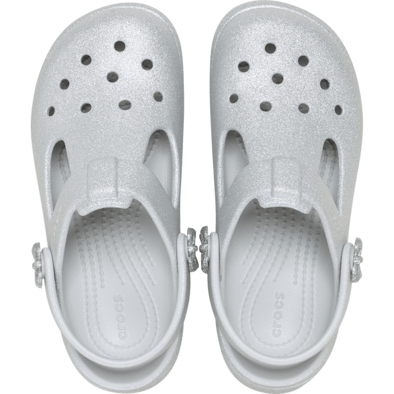 Kids' Classic Mary Jane Bow Glitter Clog
