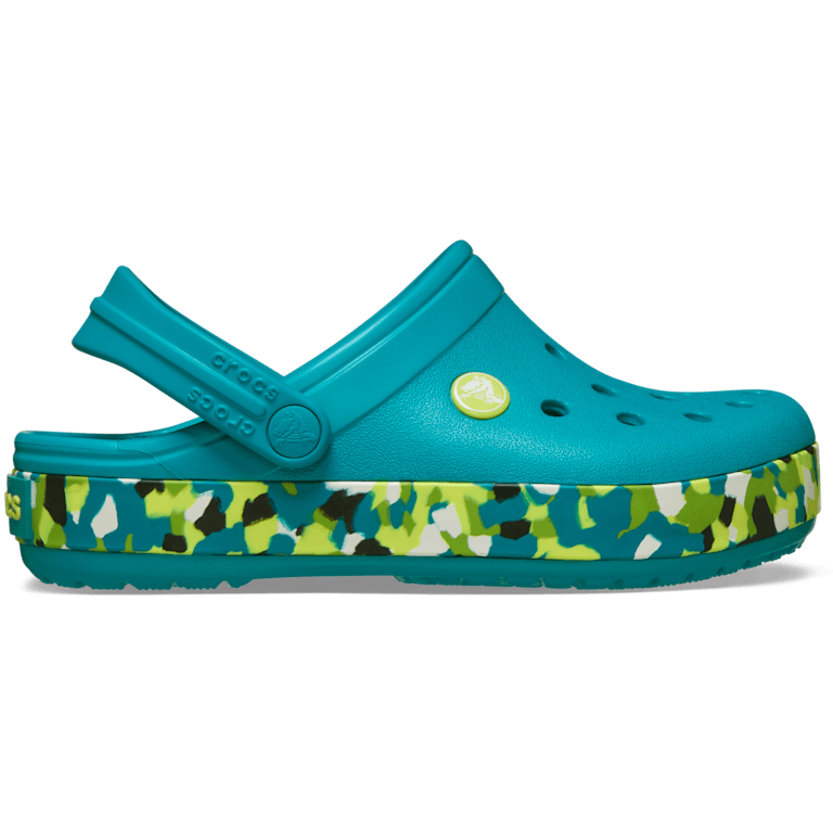 Crocs Green Clogs with Fun Graphics Buy Crocs Green Classic Confetti Clogs from Next Luxembourg main image 4