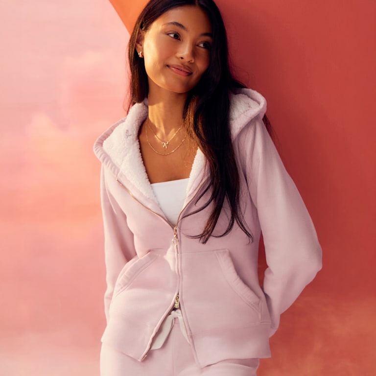 Hollister x Crocs Sherpa-Lined Zip-Up Hoodie