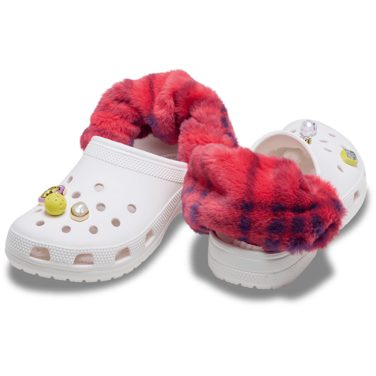 Plaid Back Strap Scrunchie