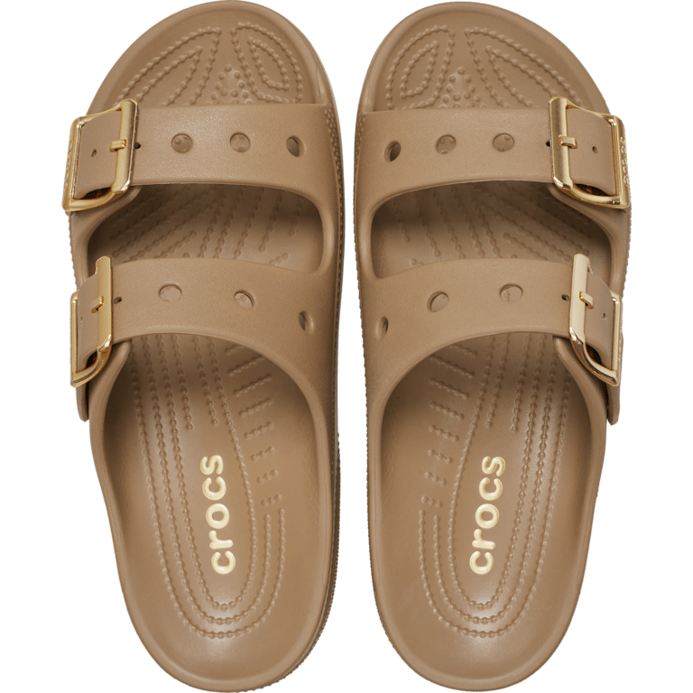 Women’s Metallic Buckle Saturday Sandal