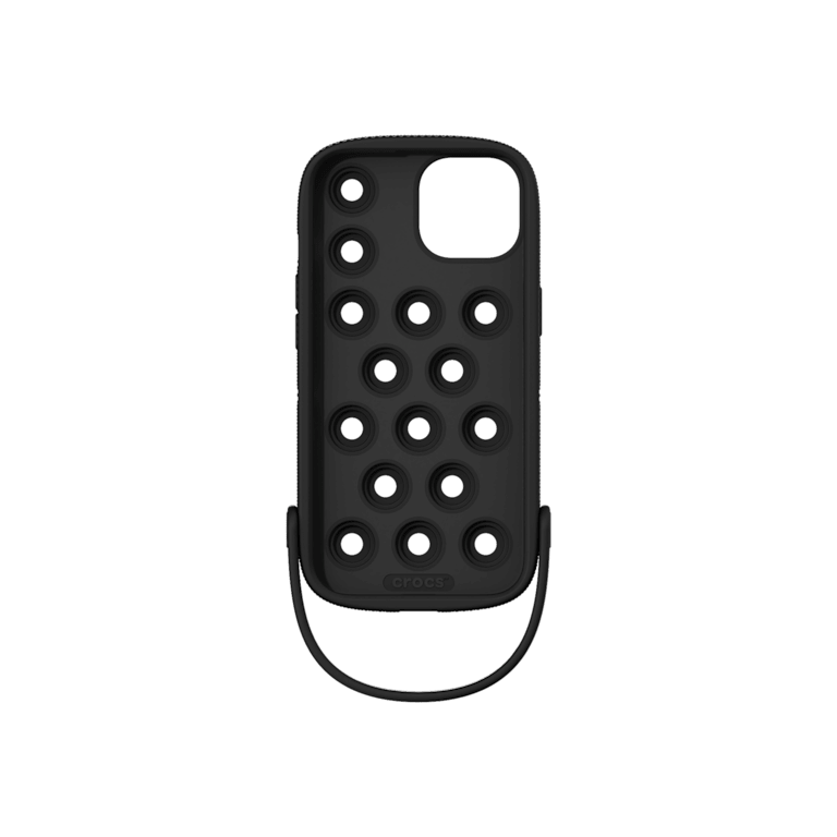 Crocs iPhone 15 Compatible Case, Black, OS
