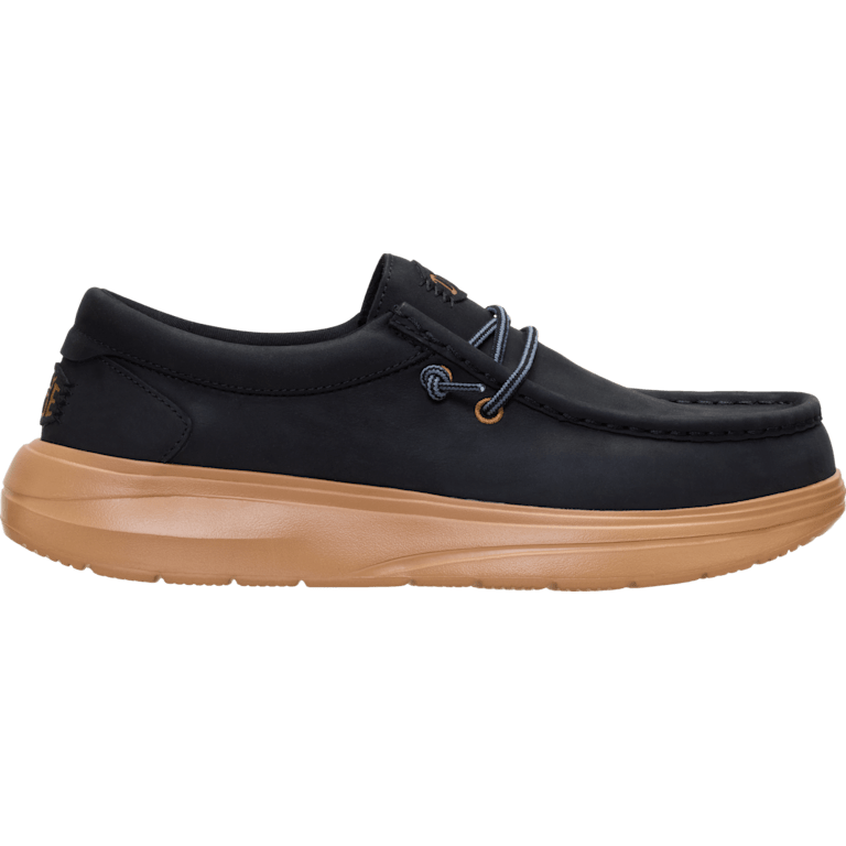 tobacco brown hey dudes Dude Wally Shoes Men Size 8 Slip On Casual Lightweight Stretch Built for lasting comfort Mens HEYDUDE Wally Craft Leather