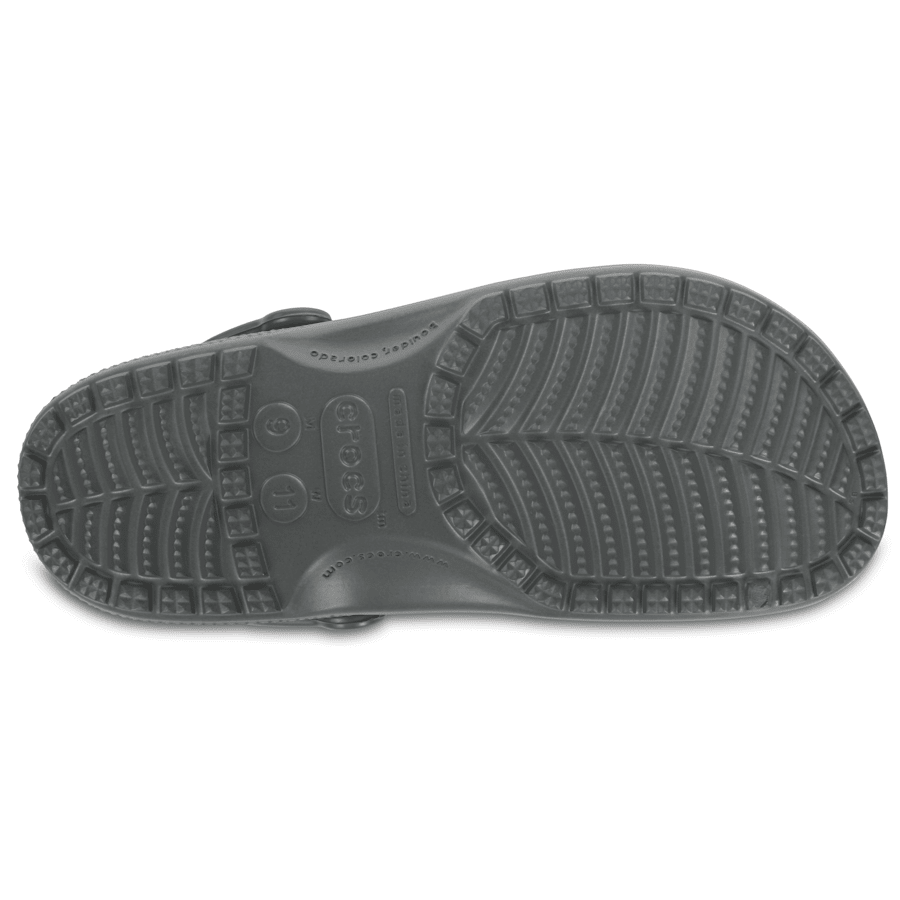 Slate Grey Classic Clog - Bottom - Crocs