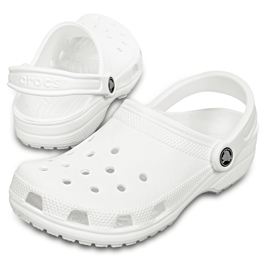 White Classic Clog - Pair - Crocs