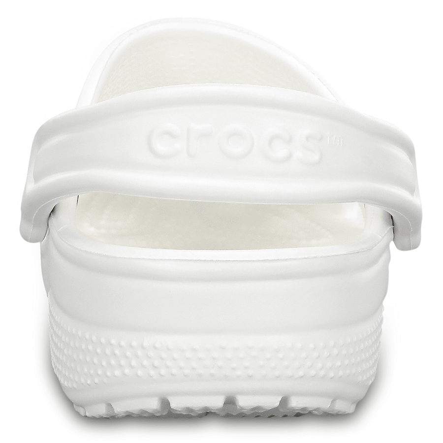 White Classic Clog - Back - Crocs