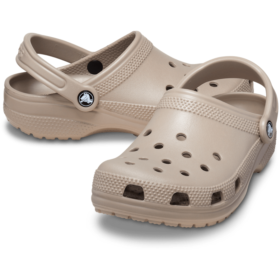 Taupe Classic Clog - Pair - Crocs