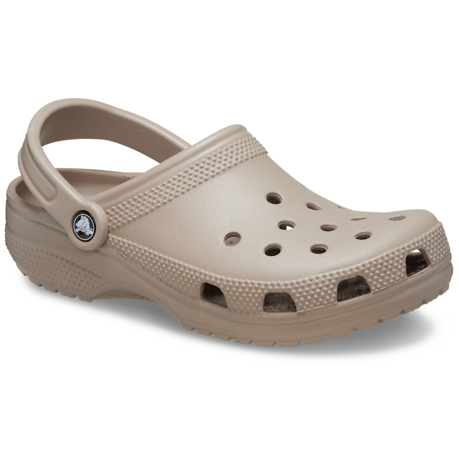 Taupe Classic Clog - Angle - Crocs