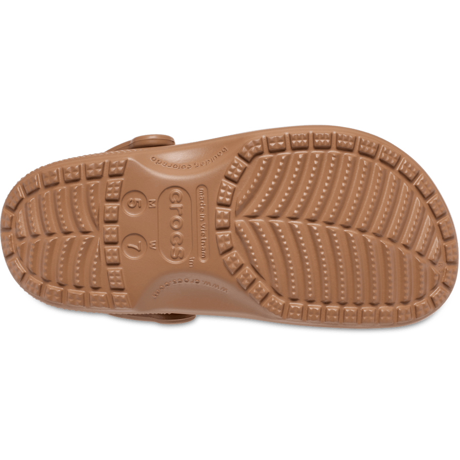 Milk Chocolate Classic Clog - Bottom - Crocs
