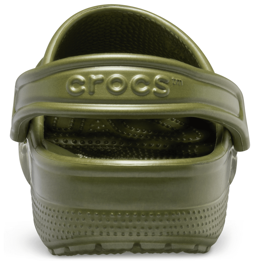 Army Green Classic Clog - Back - Crocs