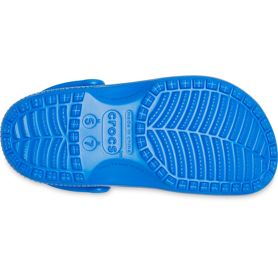 Blue Bolt Classic Clog - Bottom - Crocs