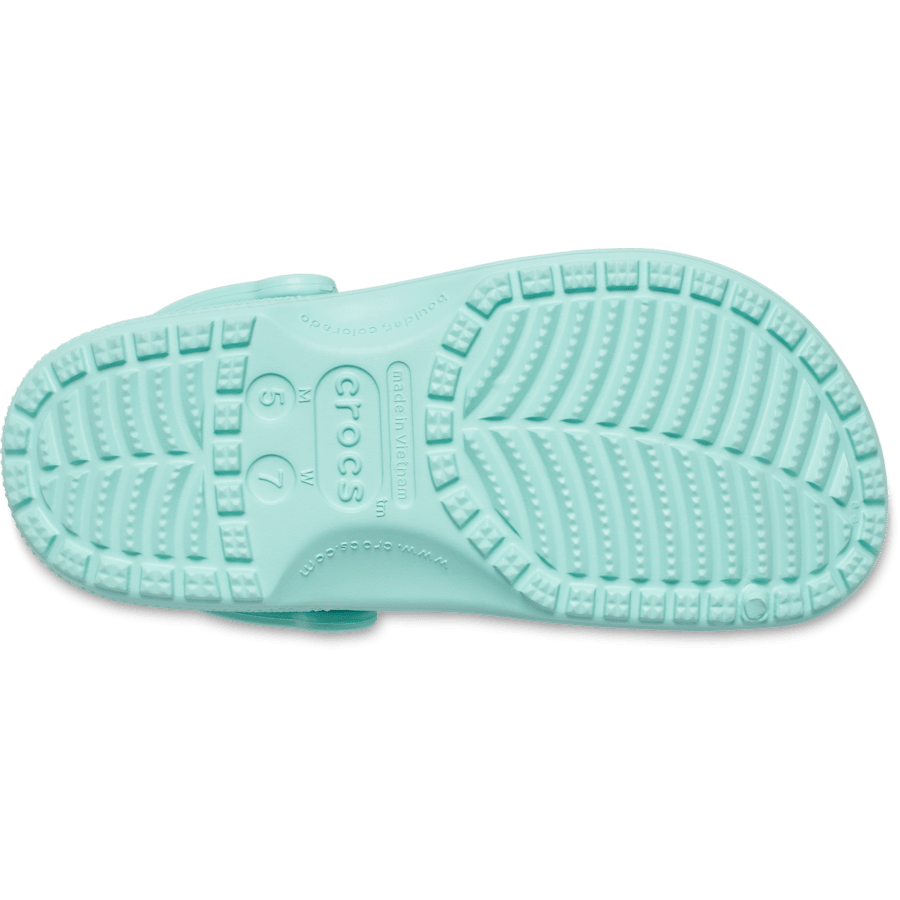 Aquamarine Classic Clog - Bottom - Crocs