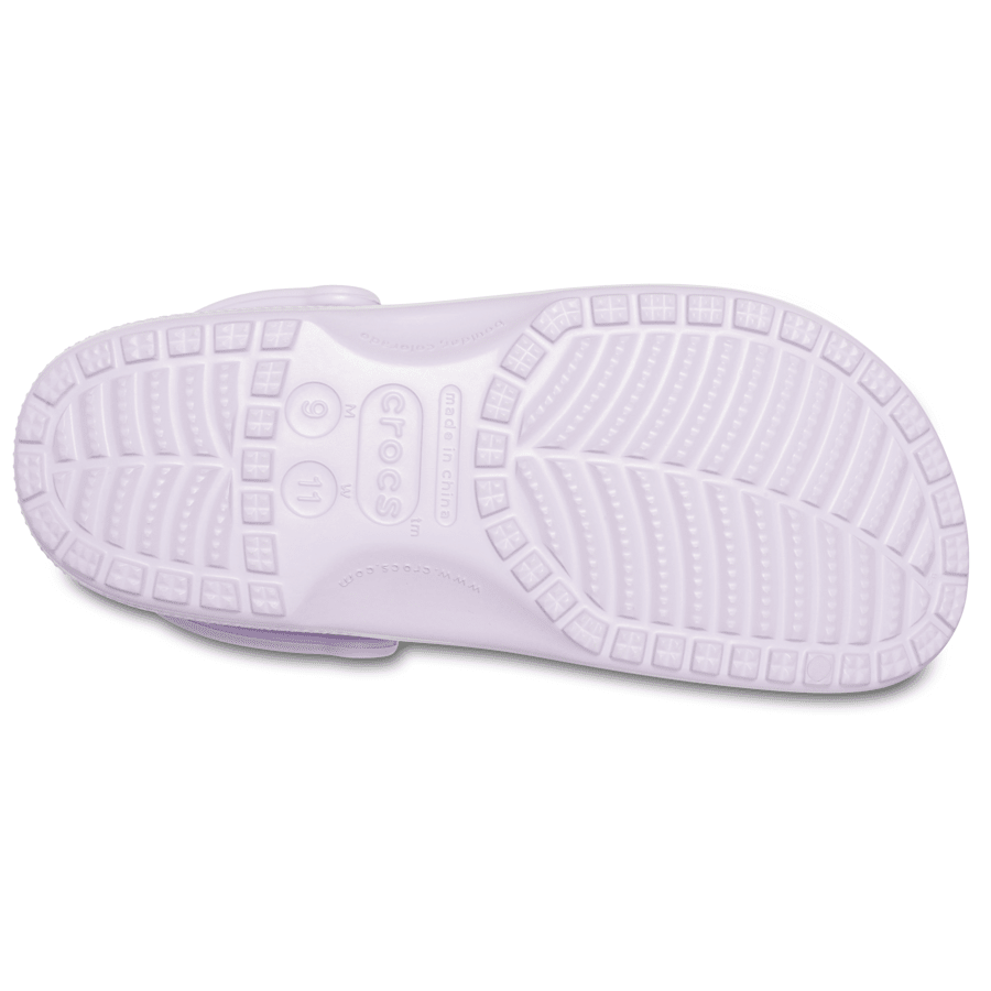 Lavender Classic Clog - Bottom - Crocs