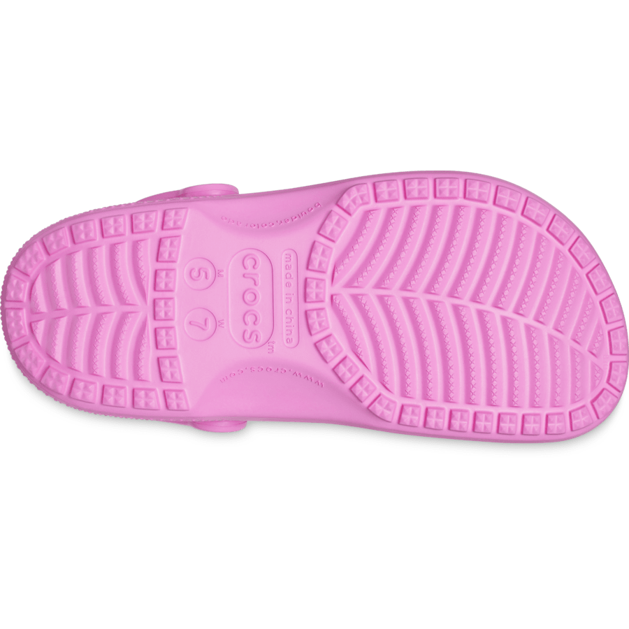 Taffy Pink Classic Clog - Bottom - Crocs