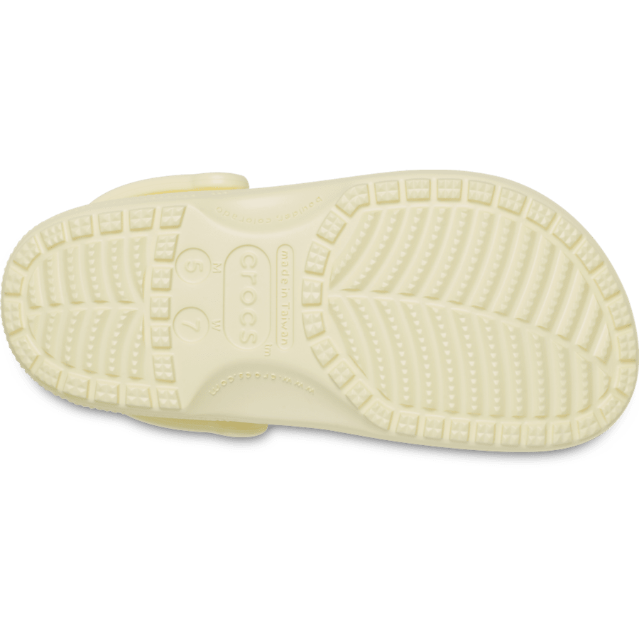 Yellow Light Classic Clog - Bottom - Crocs