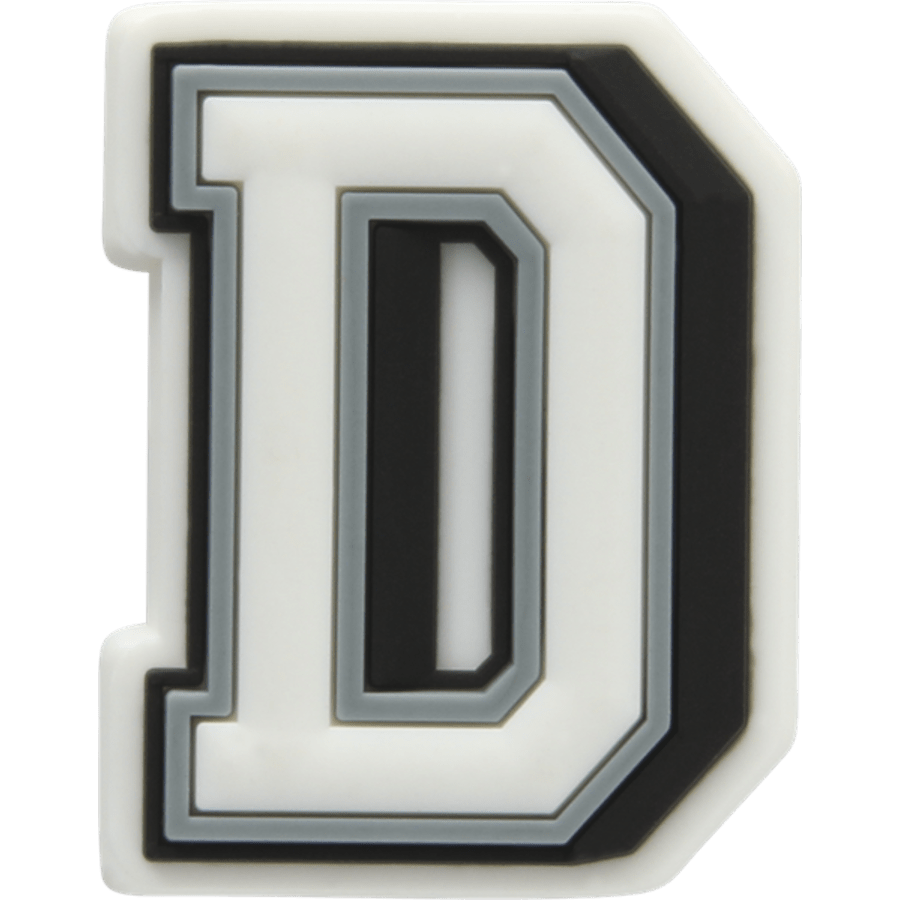  Letter D - charm view - Jibbitz