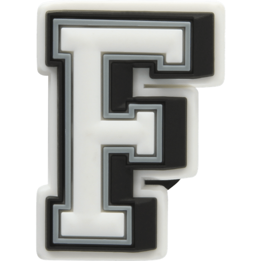  Letter F - charm view - Jibbitz