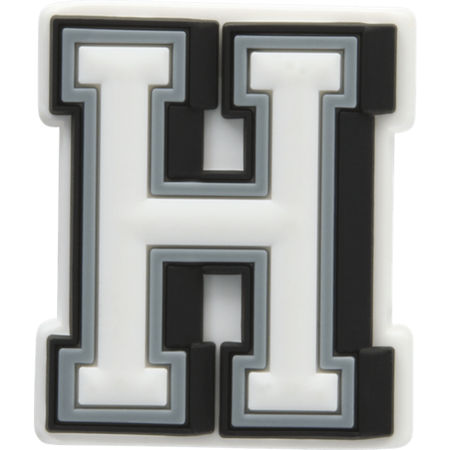 Letter H - charm view - Jibbitz