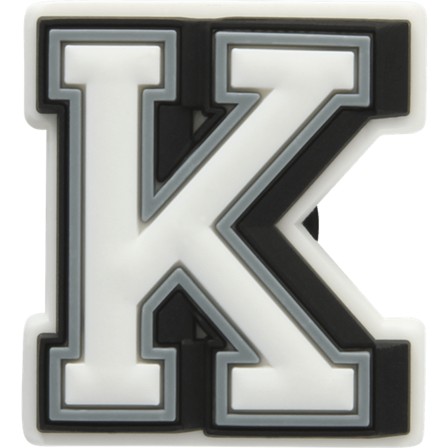  Letter K - charm view - Jibbitz