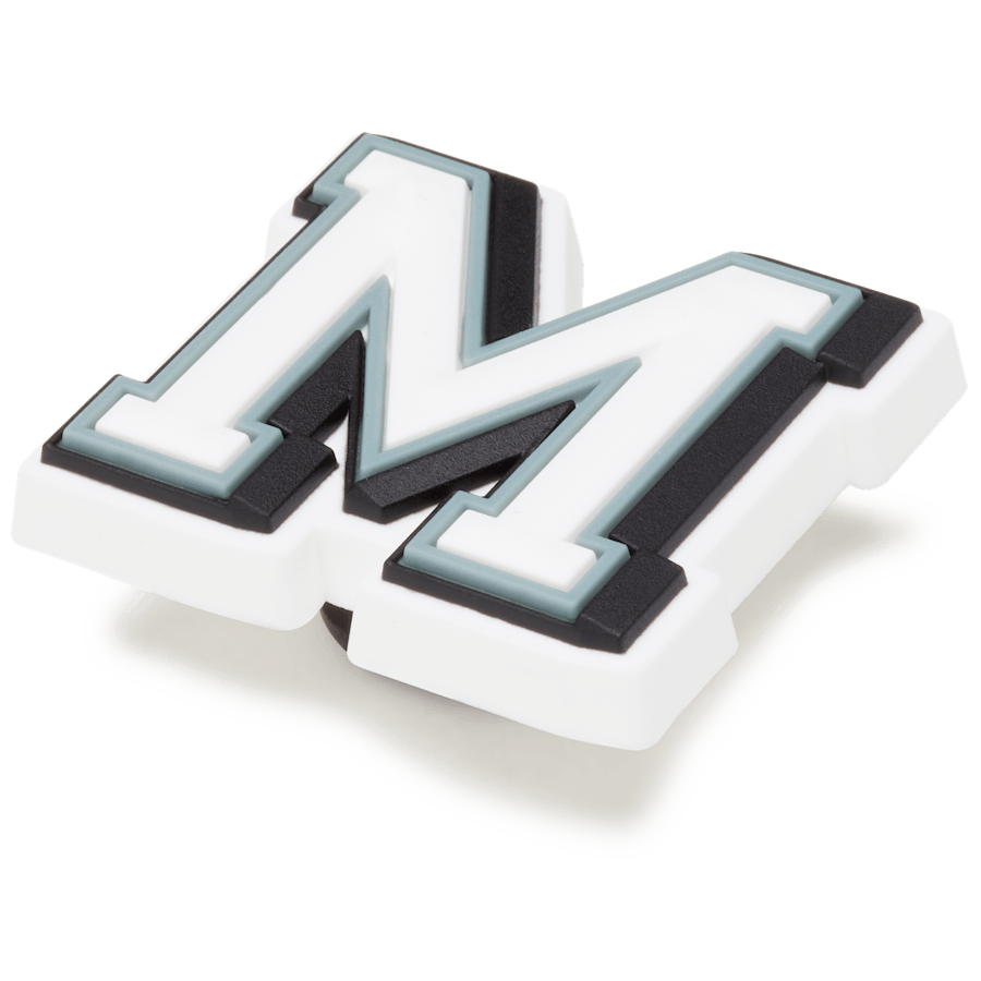  Letter M - charms on shoes - Jibbitz