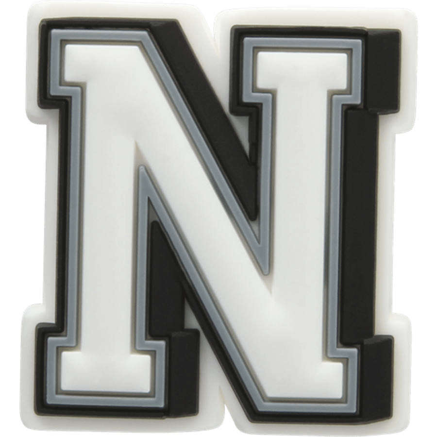  Letter N - charm view - Jibbitz