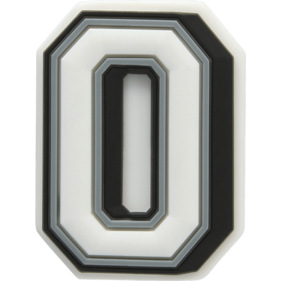  Letter O - charm view - Jibbitz
