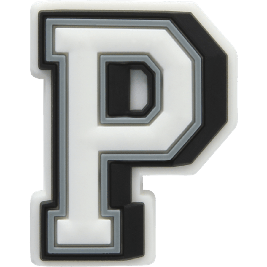  Letter P - charm view - Jibbitz