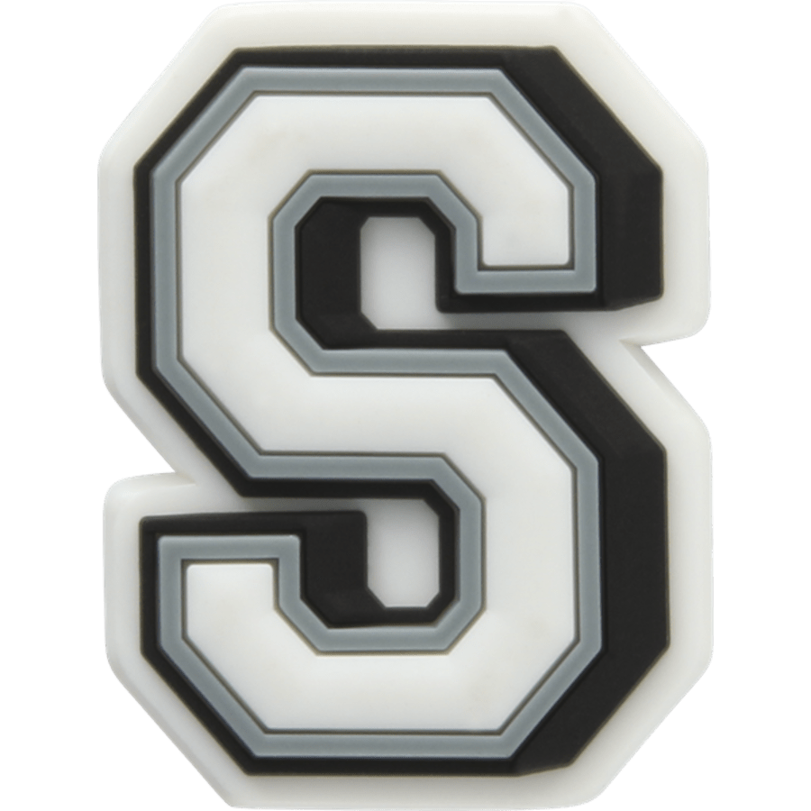  Letter S - charm view - Jibbitz