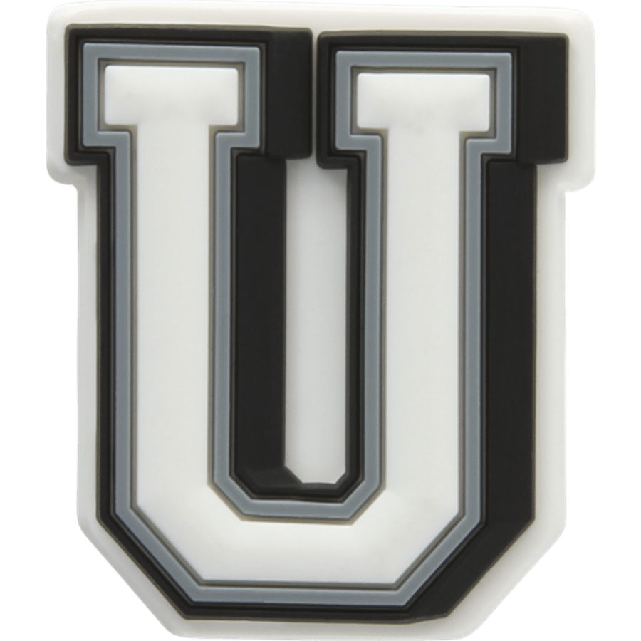 Letter U - charm view - Jibbitz