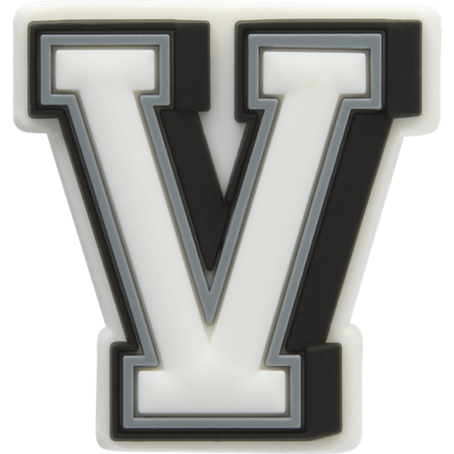  Letter V - charm view - Jibbitz