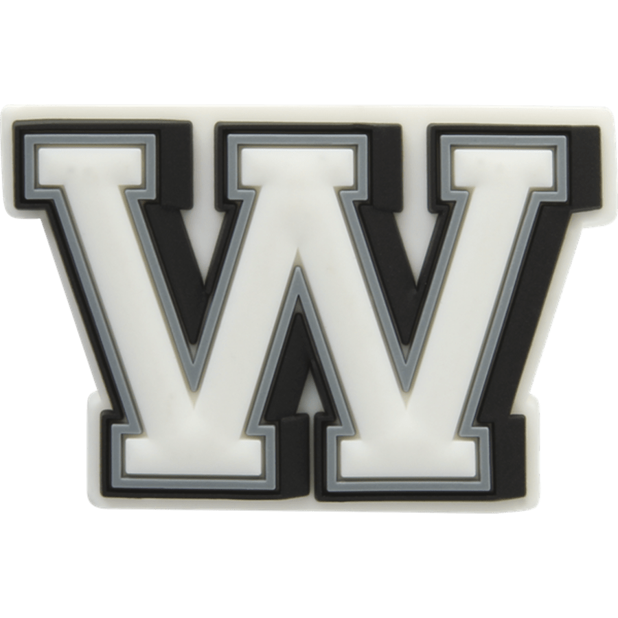 Letter W - charm view - Jibbitz