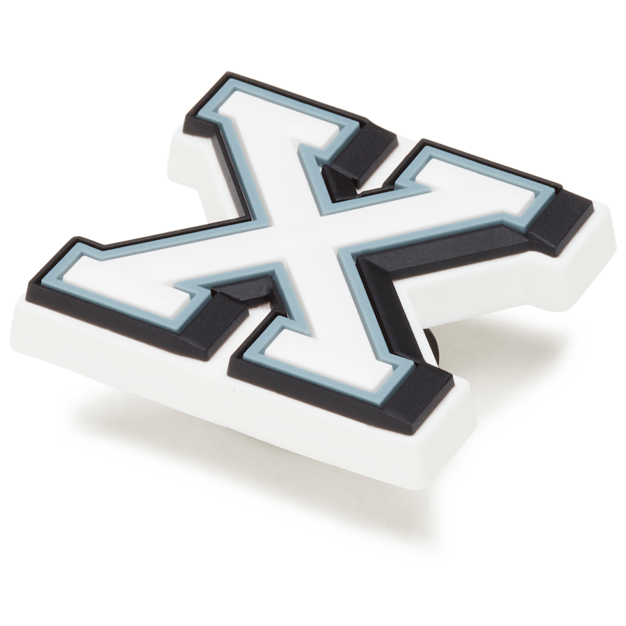  Letter X - charms on shoes - Jibbitz