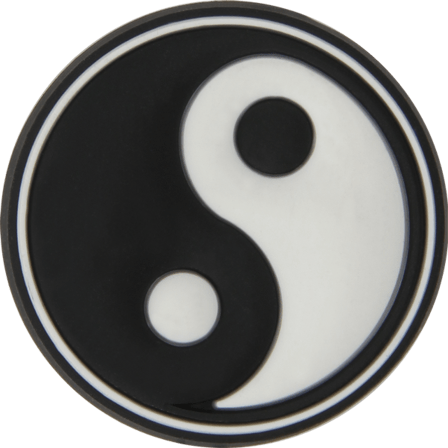  Yin Yang Symbol - charm view - Jibbitz