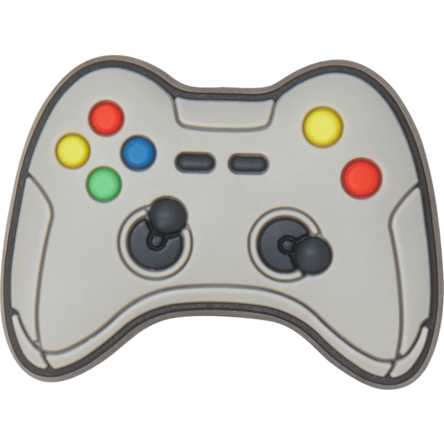  Grey Game Controller - charm view - Jibbitz