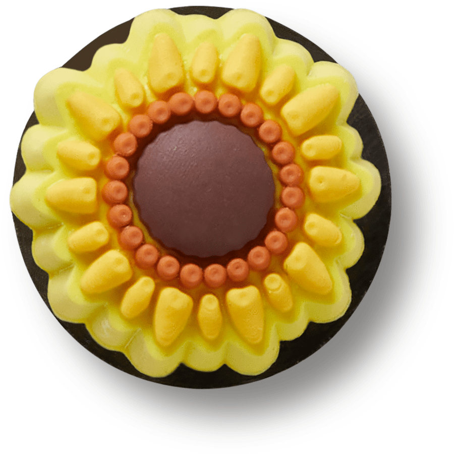  Sunflower - charm view - Jibbitz
