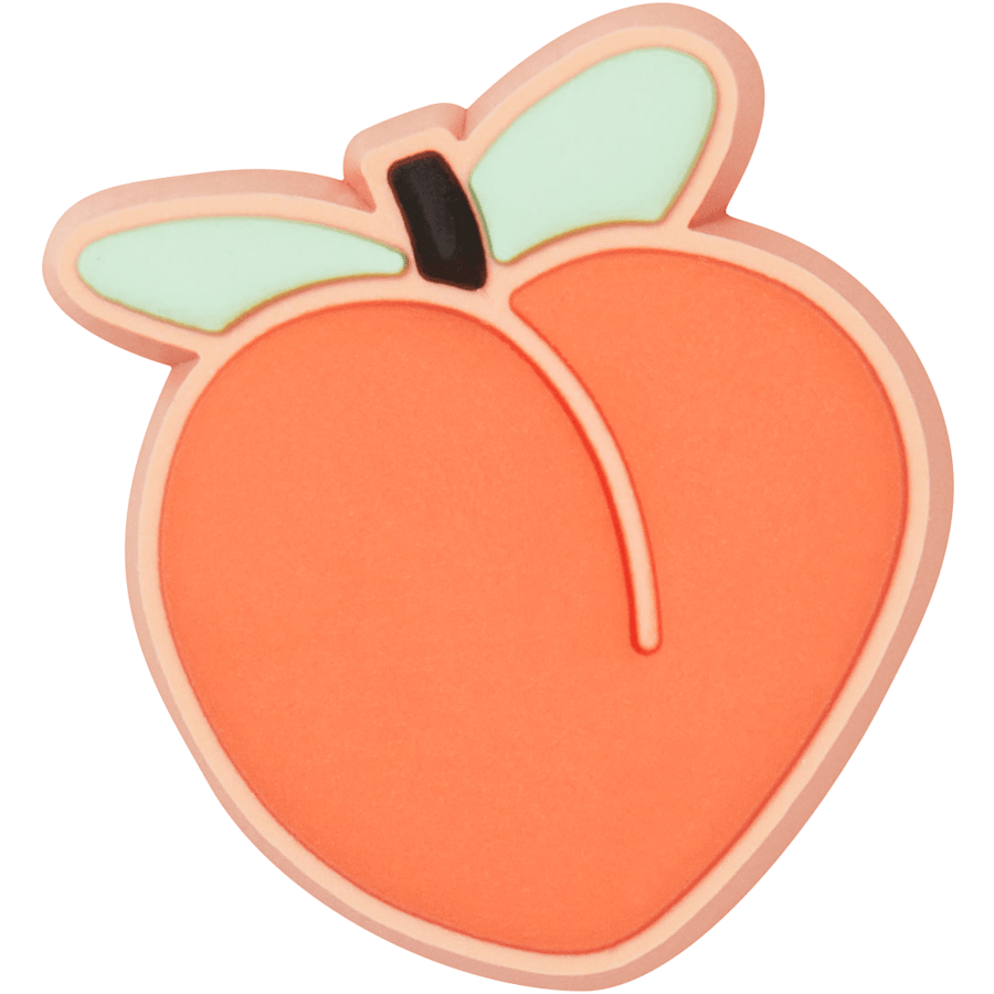 Peach - charm view - Jibbitz