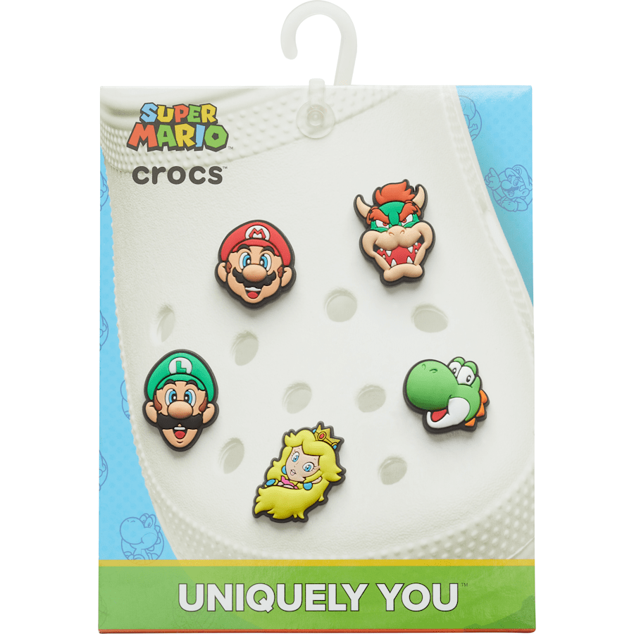  Super Mario™ 5-Pack - charms on packing card - Jibbitz