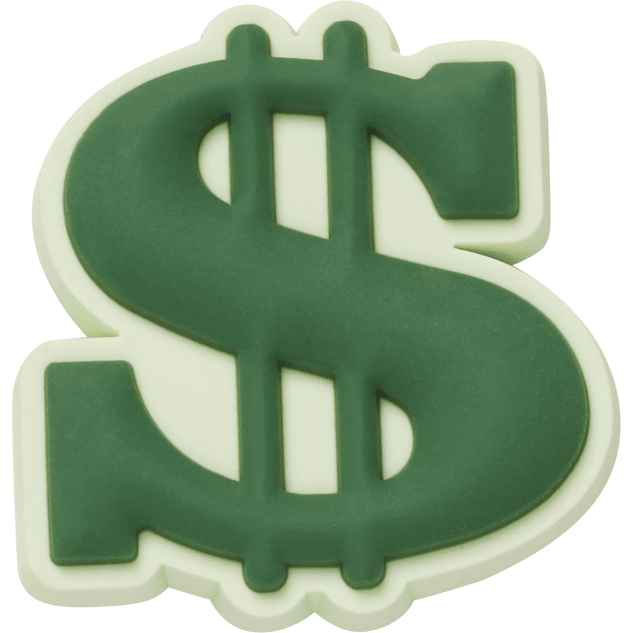  Dollar Sign - charm view - Jibbitz