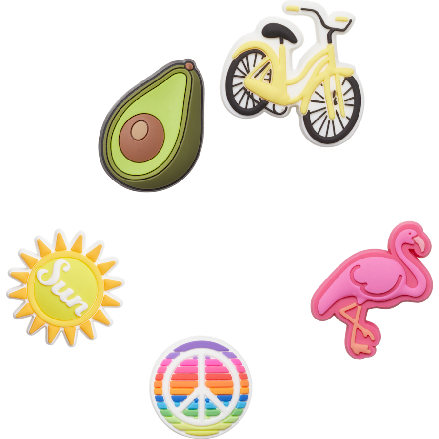 Sunny Days 5-Pack - Charm view - Jibbitz Charms