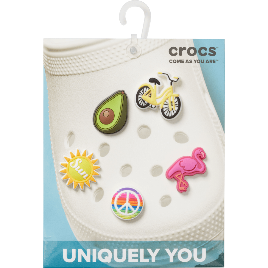 Sunny Days 5-Pack - Charms on packing card - Jibbitz Charms