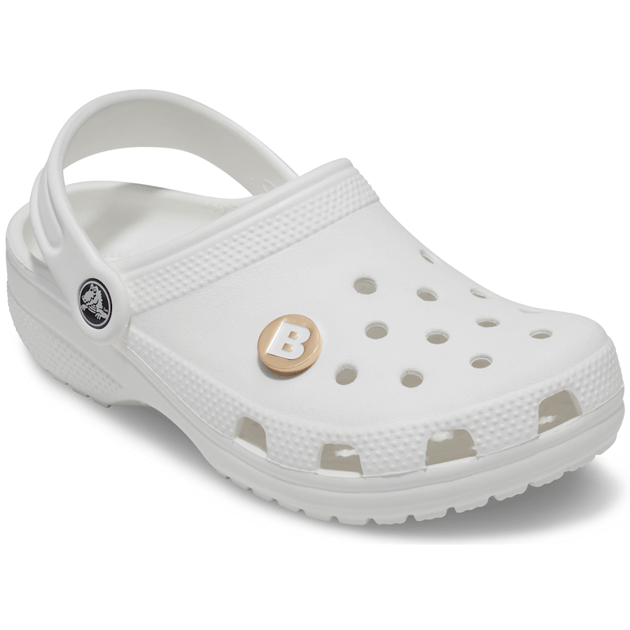  Gold Letter B - charms on shoes - Jibbitz