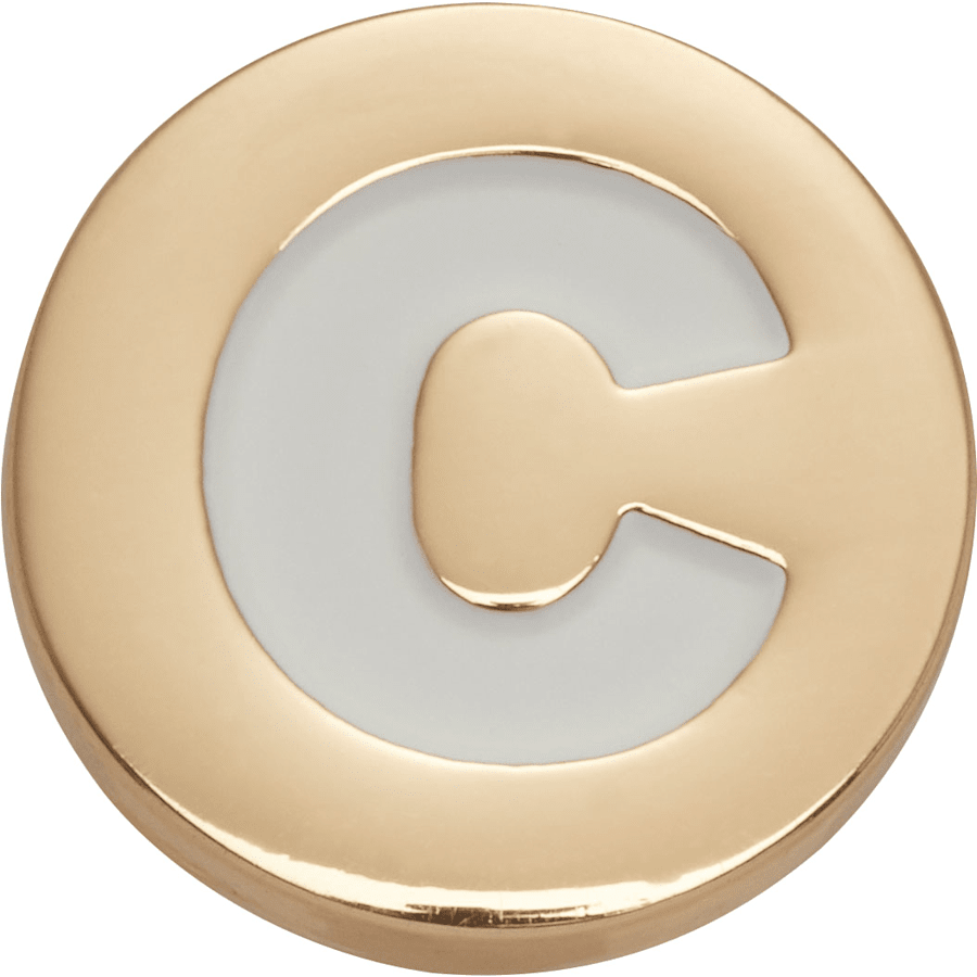 Crocs Gold Letter C