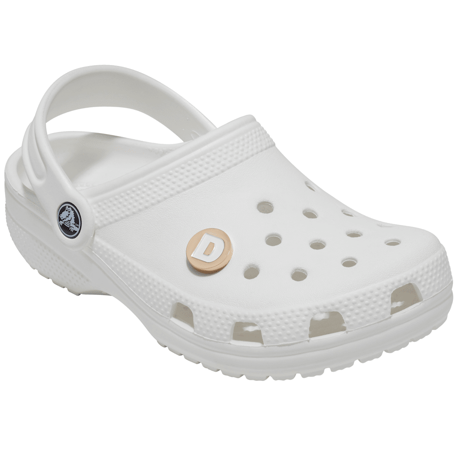  Gold Letter D - charms on shoes - Jibbitz