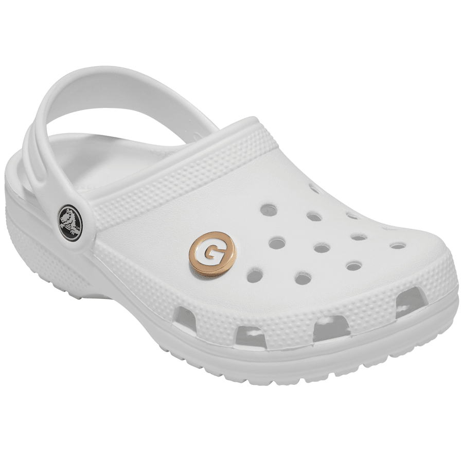  Gold Letter G - charms on shoes - Jibbitz
