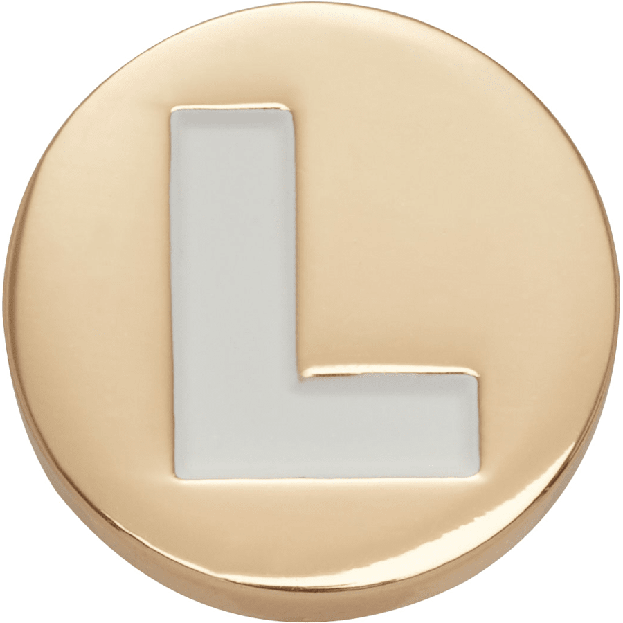  Gold Letter L - charm view - Jibbitz
